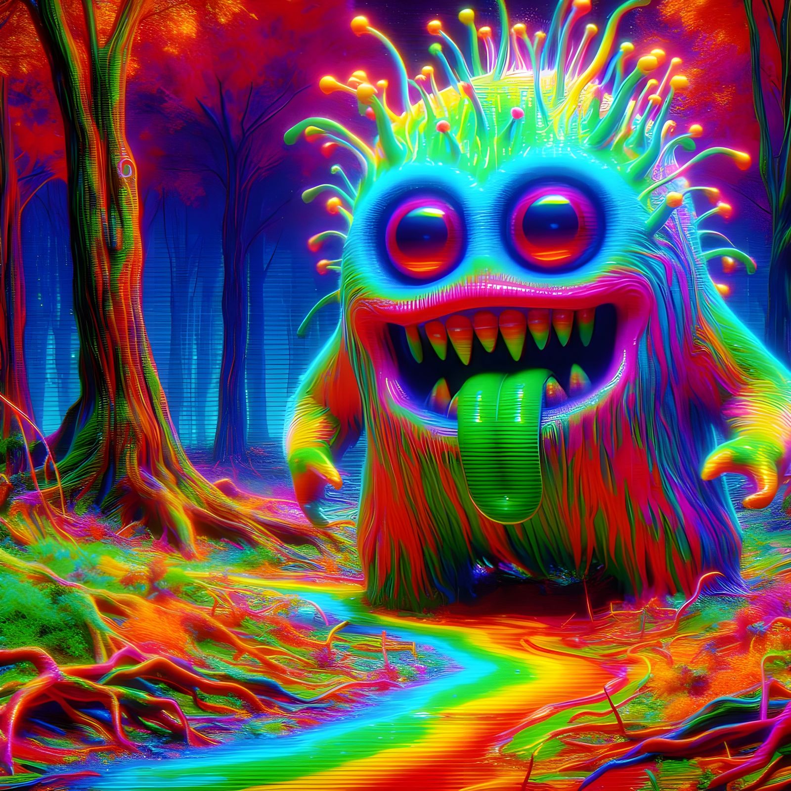 Monster in the Woods