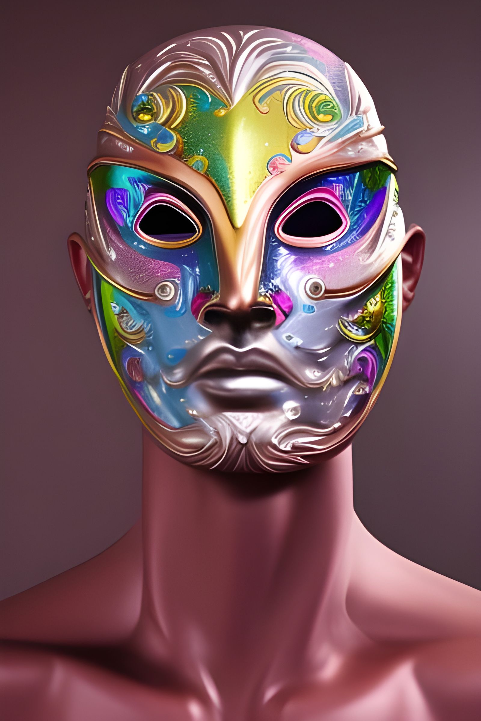 Masquerade Mask 24 - Ai Generated Artwork - Nightcafe Creator