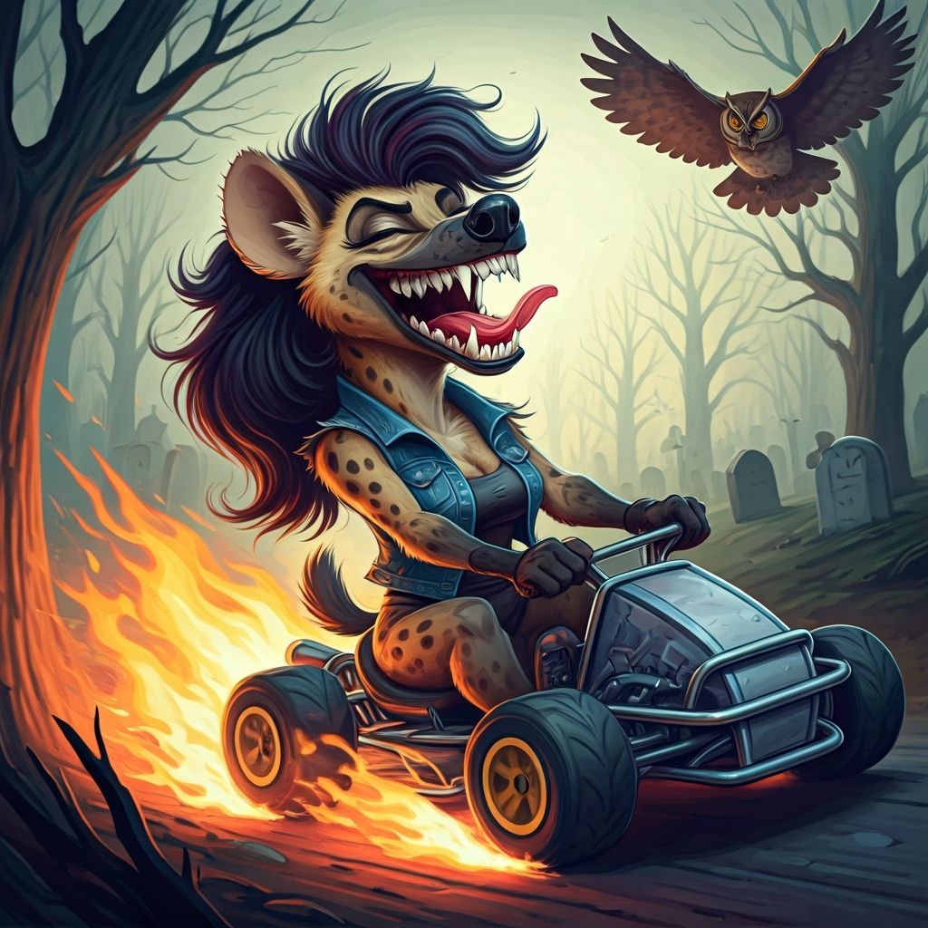 Scuzzy's Go-Kart Caricature  by @Marduk