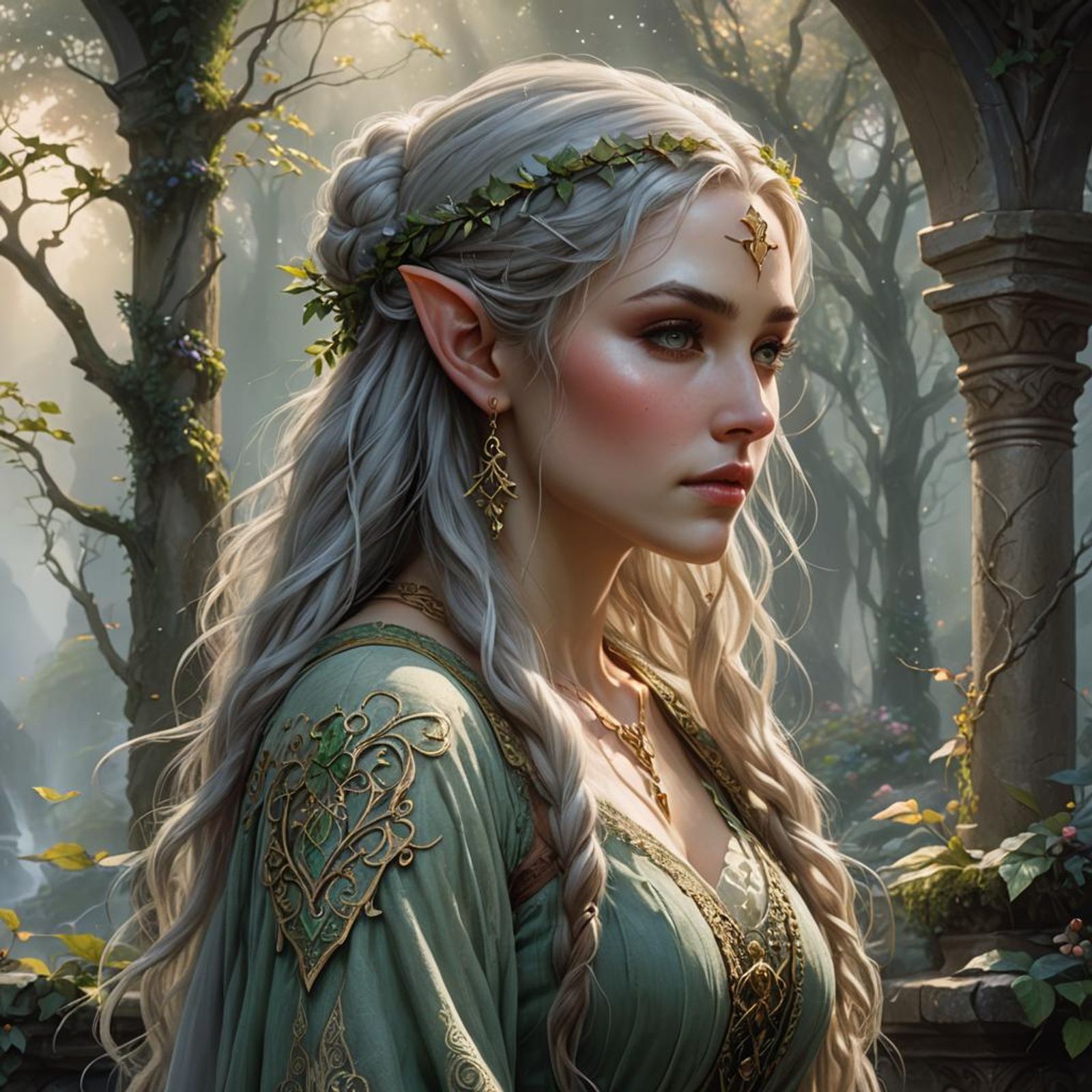 Pretty Elf - AI Generated Artwork - NightCafe Creator