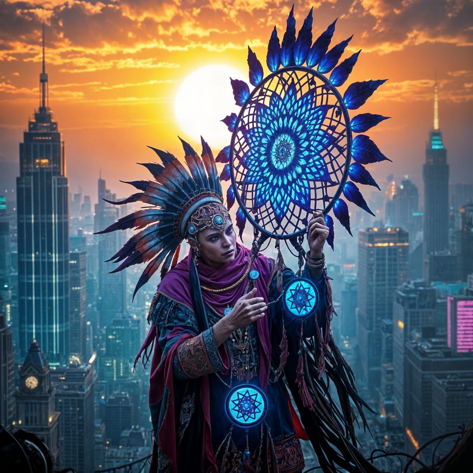 Epic Cinematic Digital Painting of a Maximalist Landscape