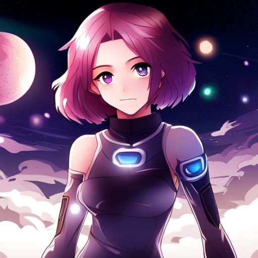 Woman in Space - AI Generated Artwork - NightCafe Creator