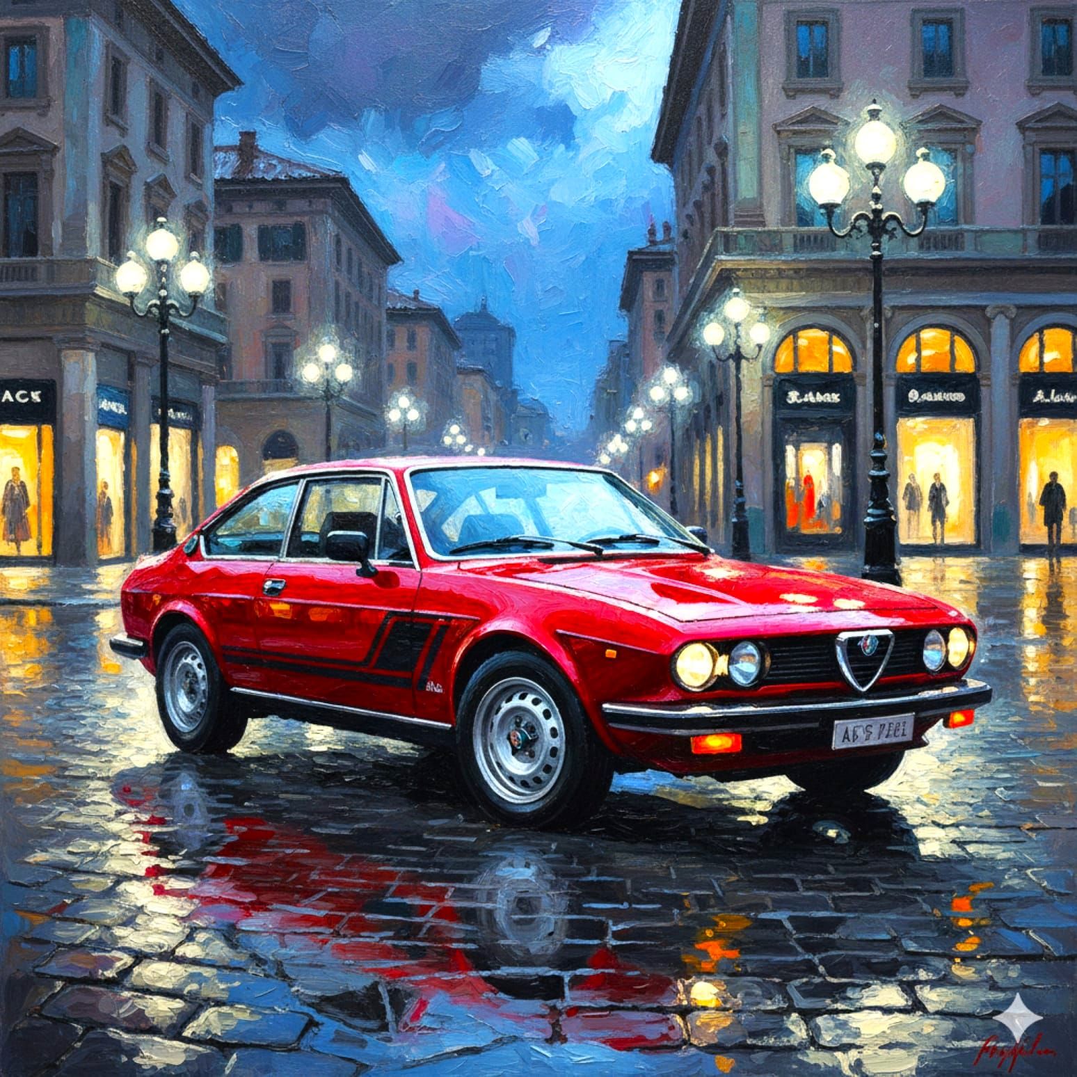1981 Alfa Romeo GTV 2.0 Coupe Grand Prix in Milan