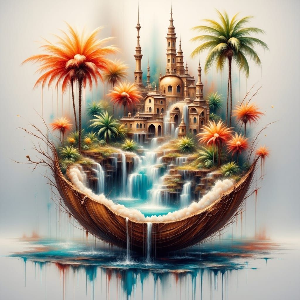 City coconut.  by @Old saylor