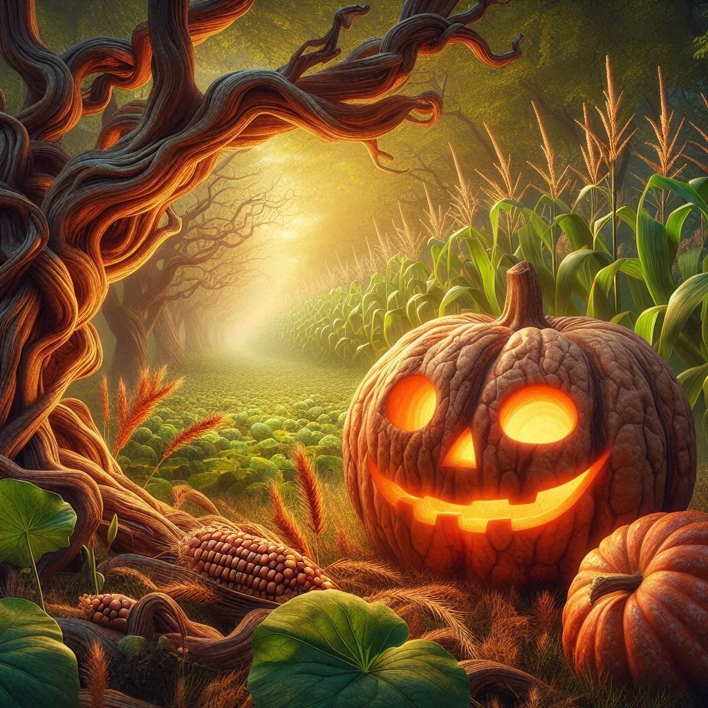 Nutty Jack-o-Lamp-tern Harvest