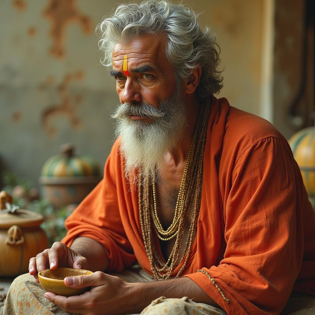 Magical Potato God Bestows Riches in Forest