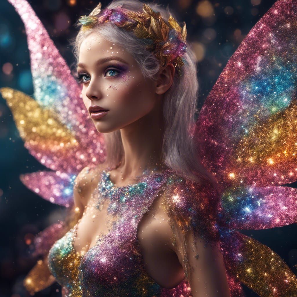Glitter fairy