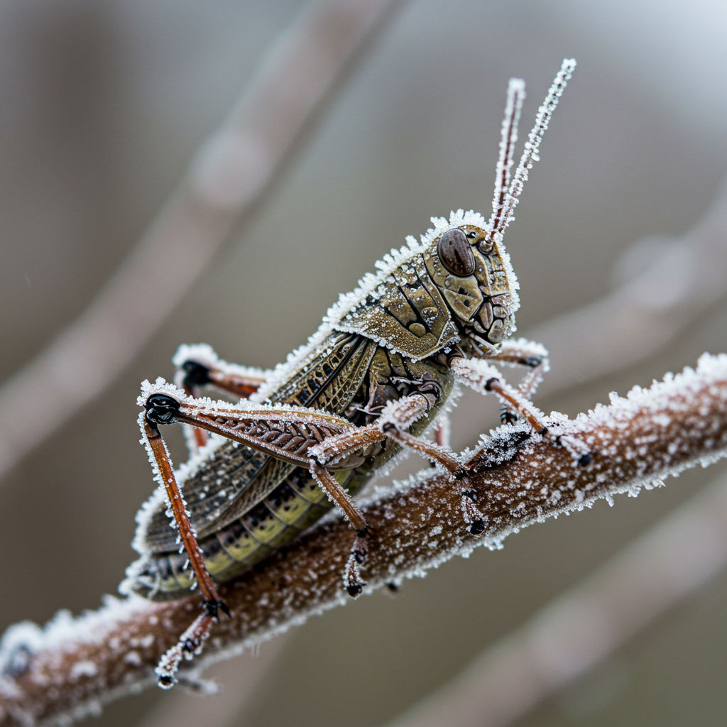 realism macro photography - grasshopper  by @Grumpy Zoey
