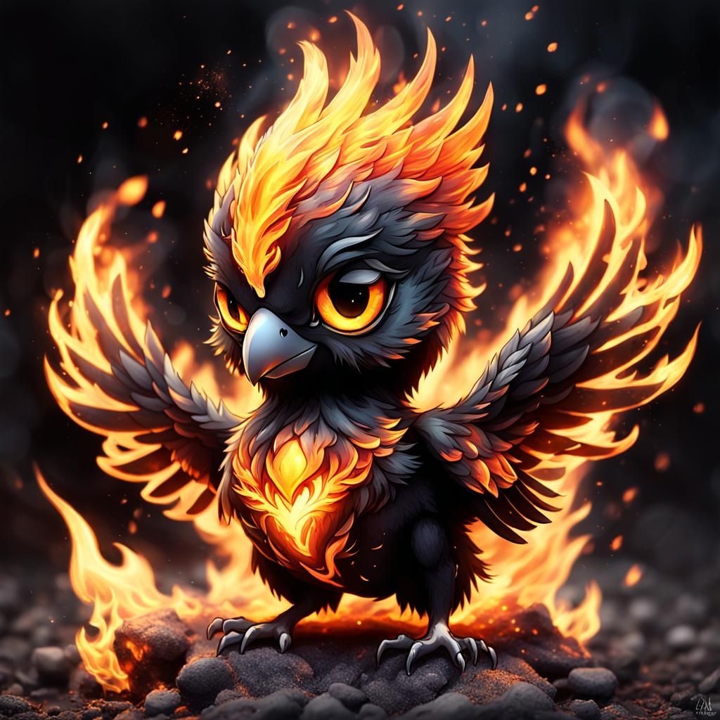 Rebirth...baby phoenix🔥
