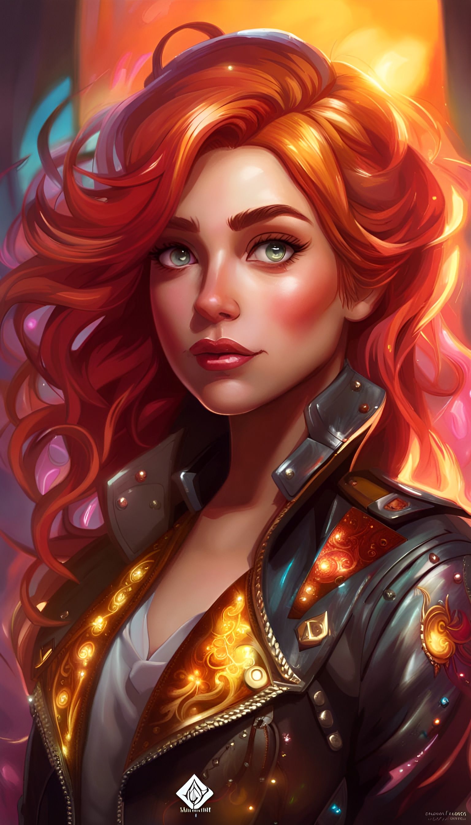Sunset Shimmer in Leather jacket