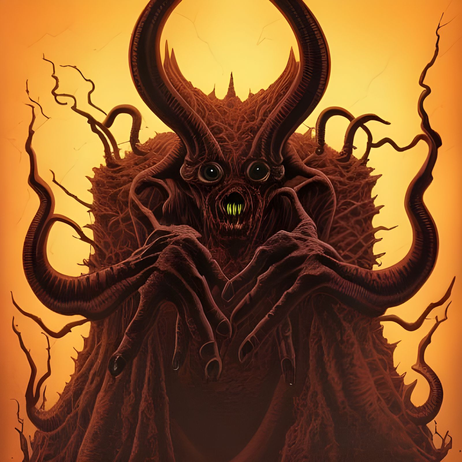 Eldritch Demon - AI Generated Artwork - NightCafe Creator