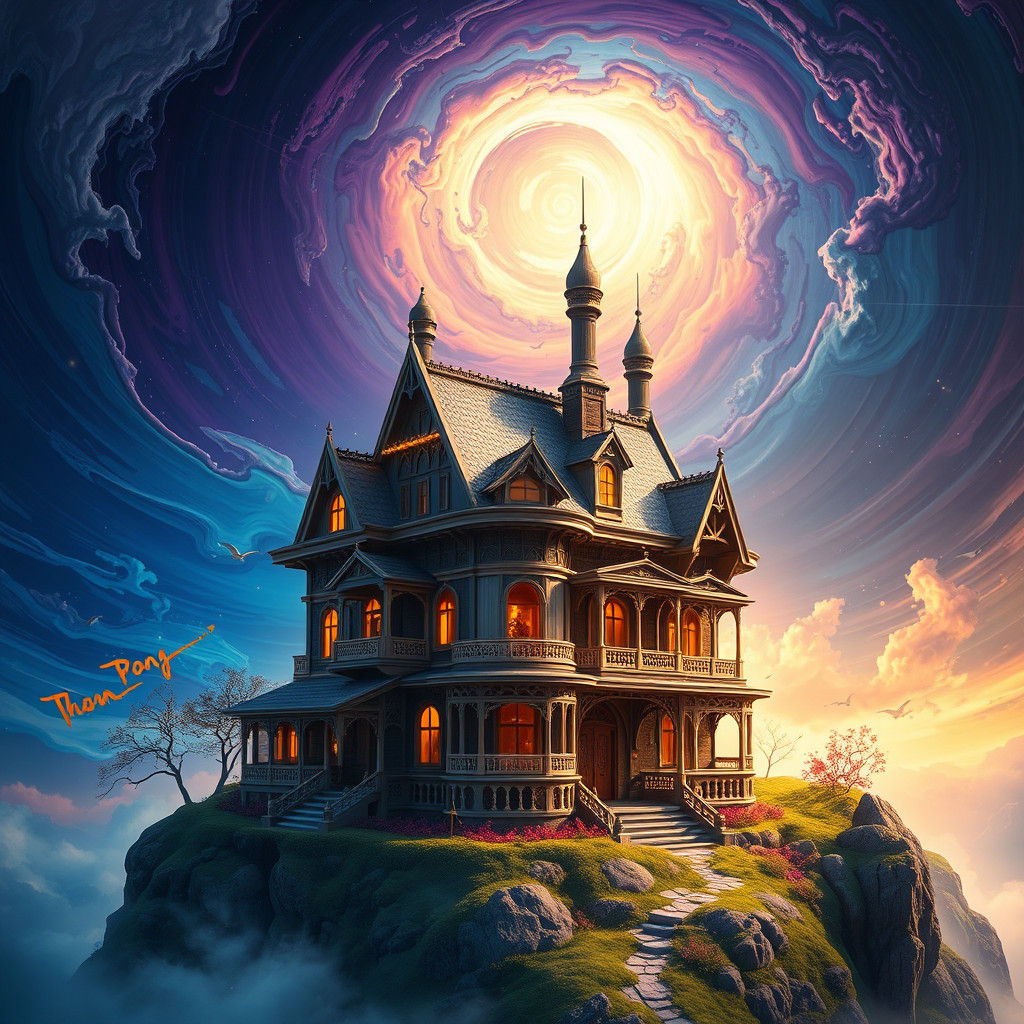 Foldable House with Intricate Architecture