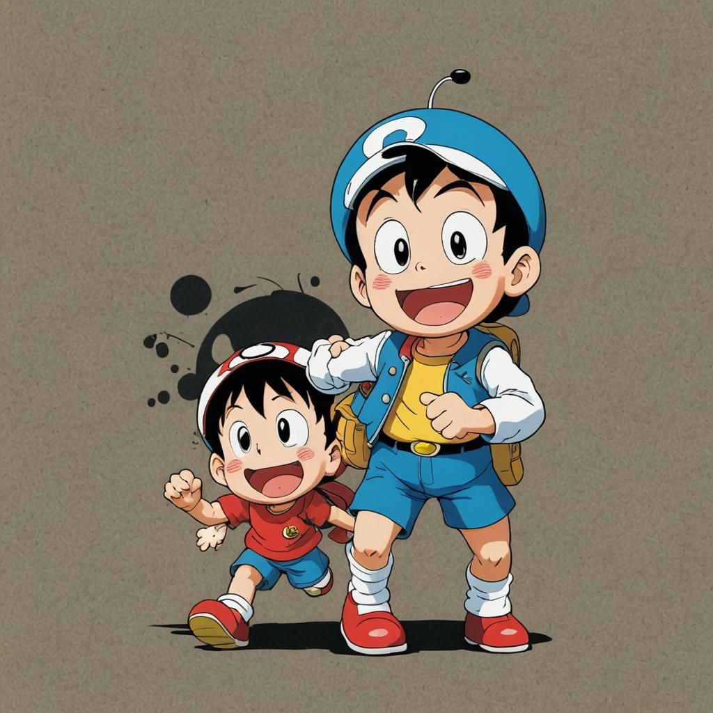 Doremon with Nobita