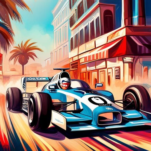 Vintage F1 Vibes - AI Generated Artwork - NightCafe Creator