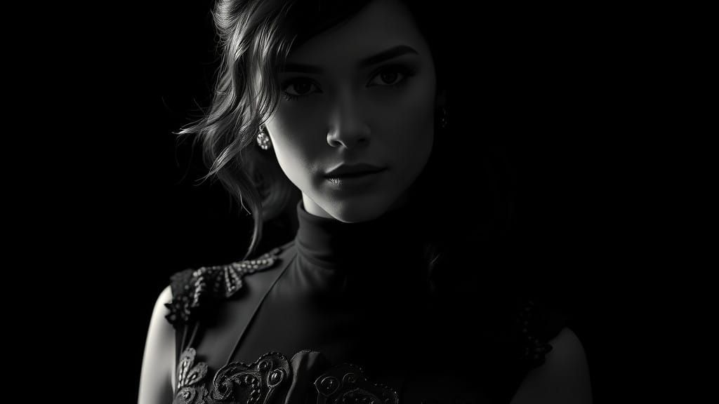 Sultry Portraiture in Deep Chiaroscuro