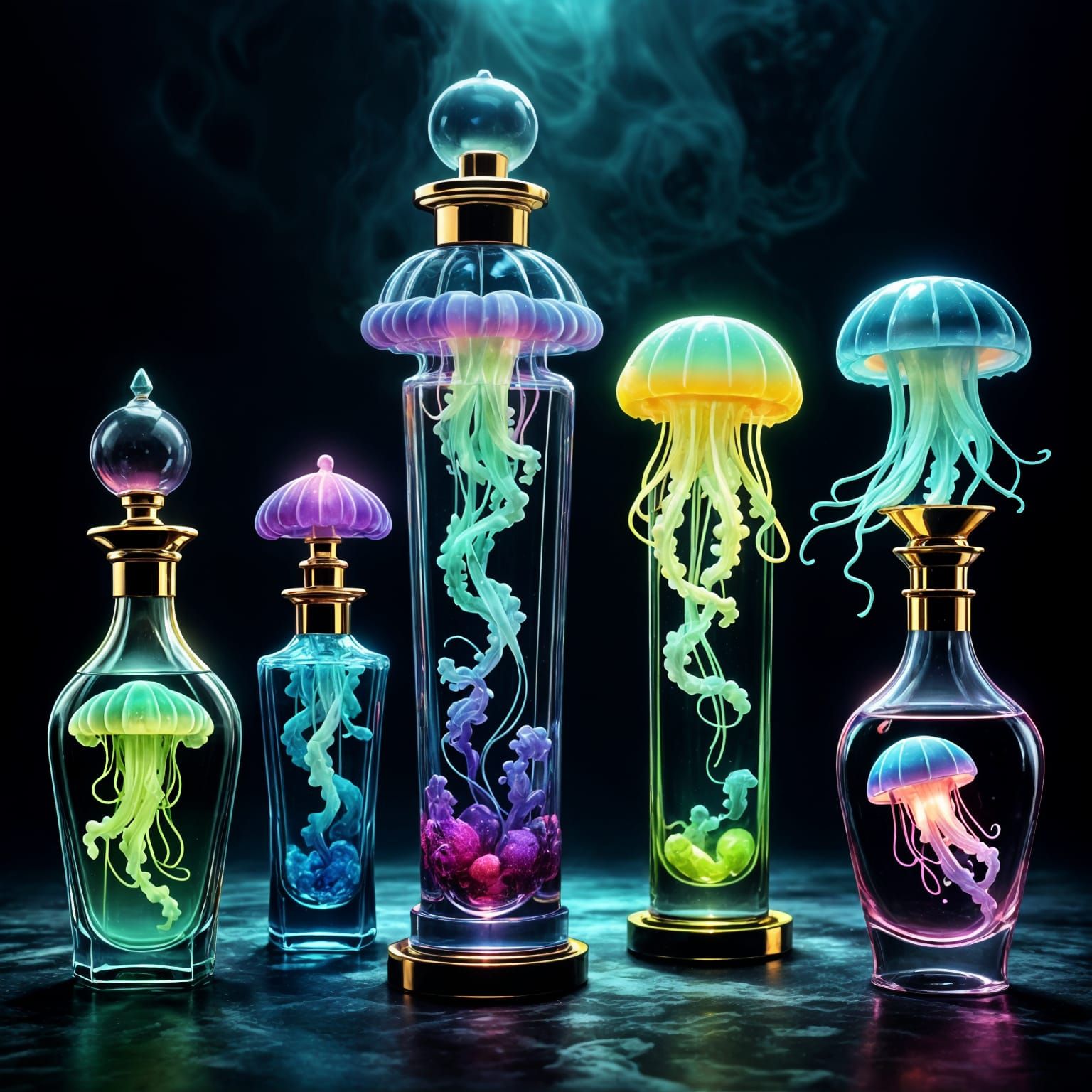 Jellyfish perfumes  by @Luan