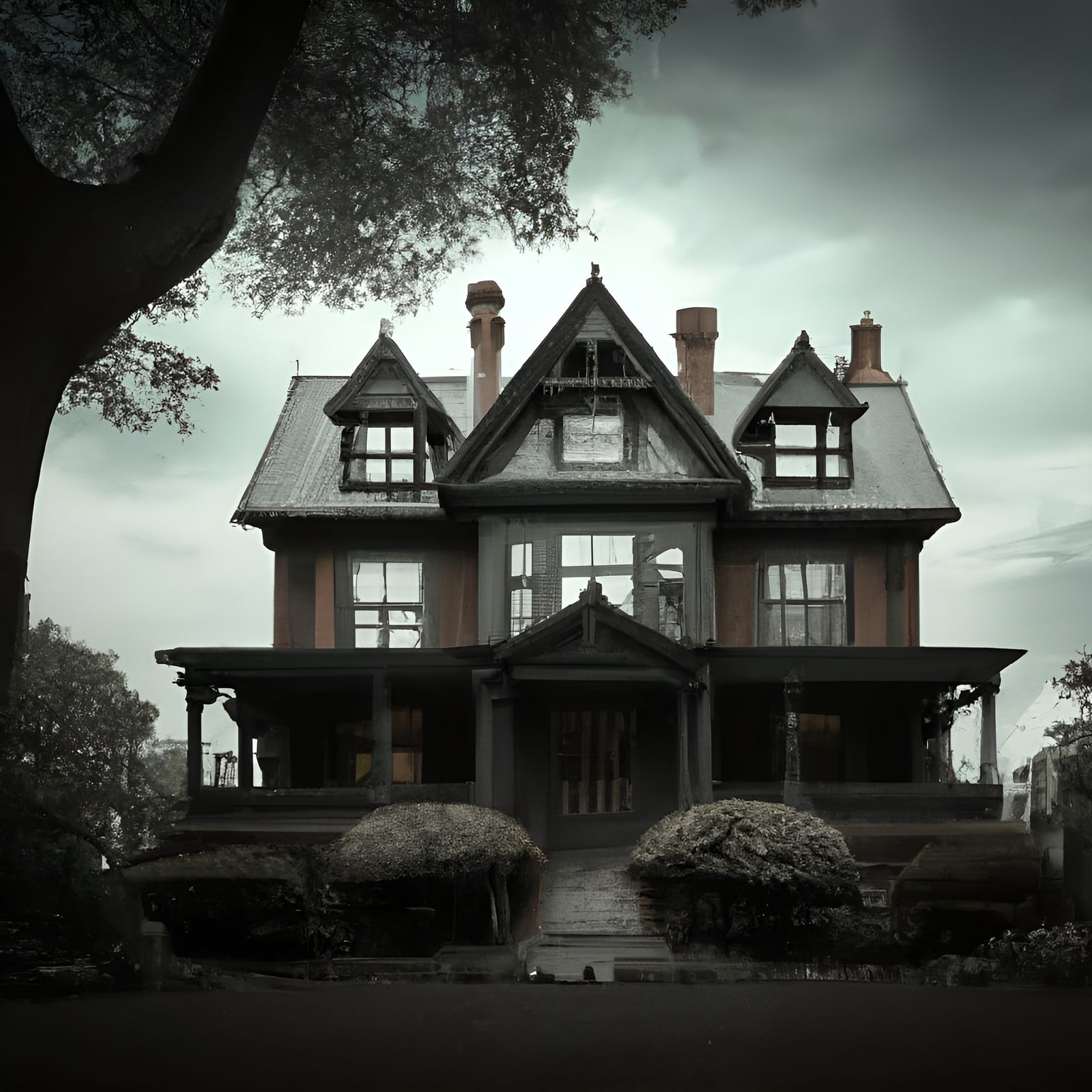 Victorian Witch House - AI Generated Artwork - NightCafe Creator