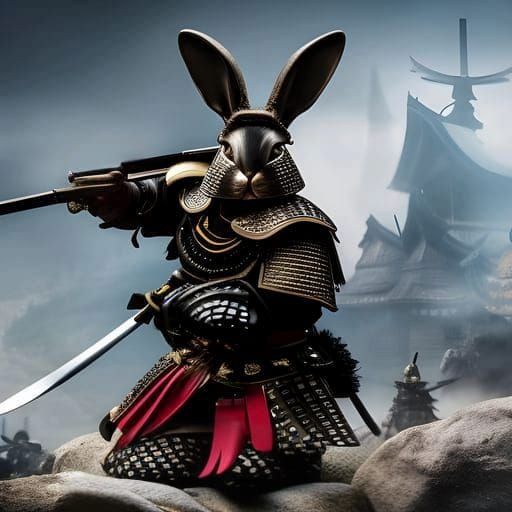 Stealthy bunny  by @Jane Bateman