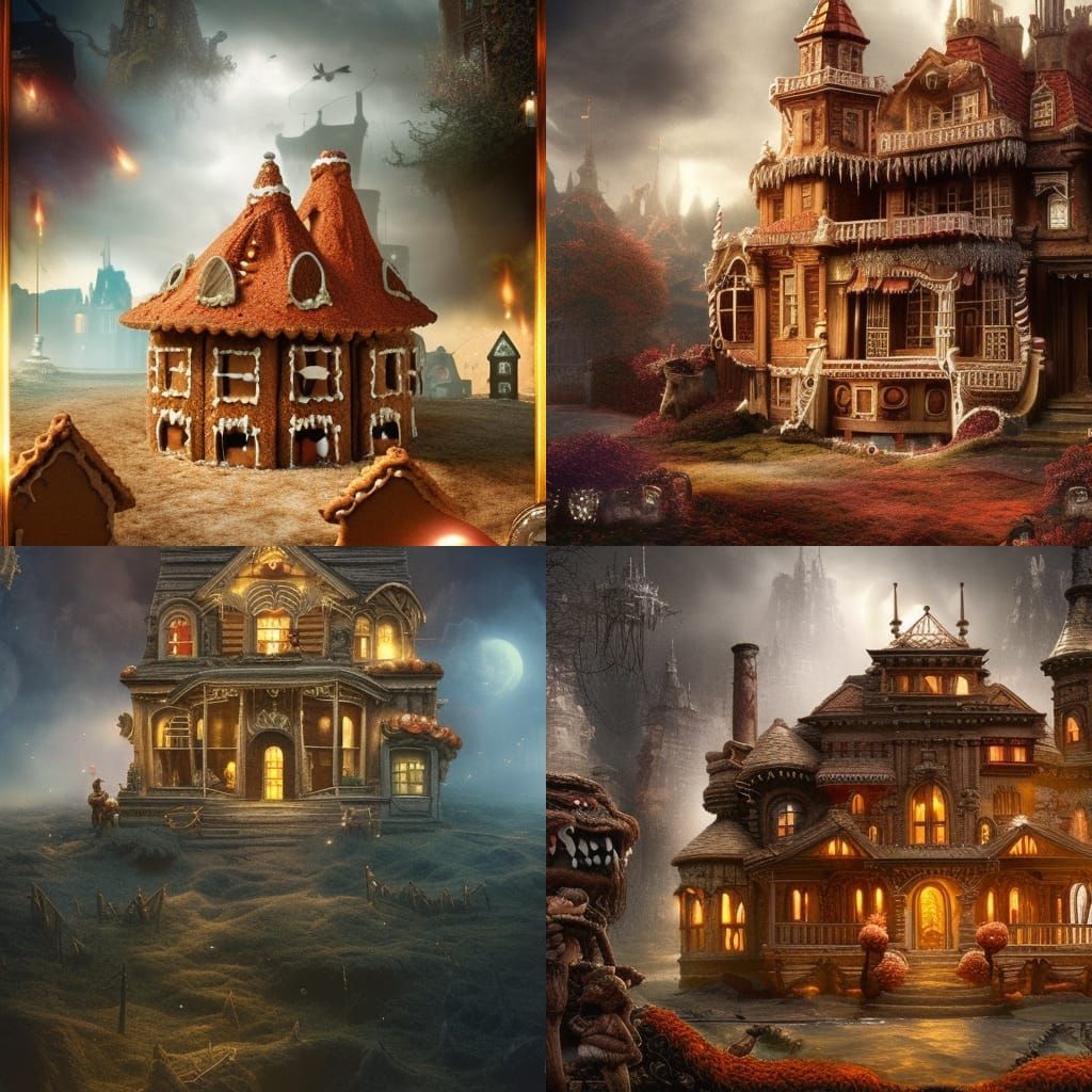 Houses In Motion! AI Generated Artwork NightCafe Creator