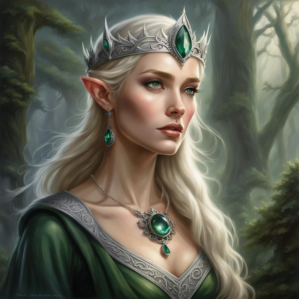 Elven princess - AI Generated Artwork - NightCafe Creator