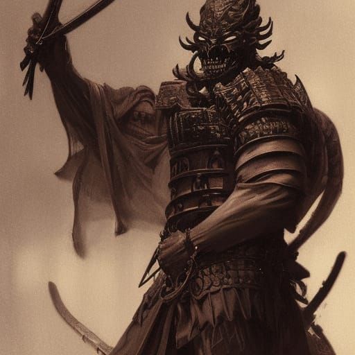 Demon Samurai Armor Ai Generated Artwork Nightcafe Creator