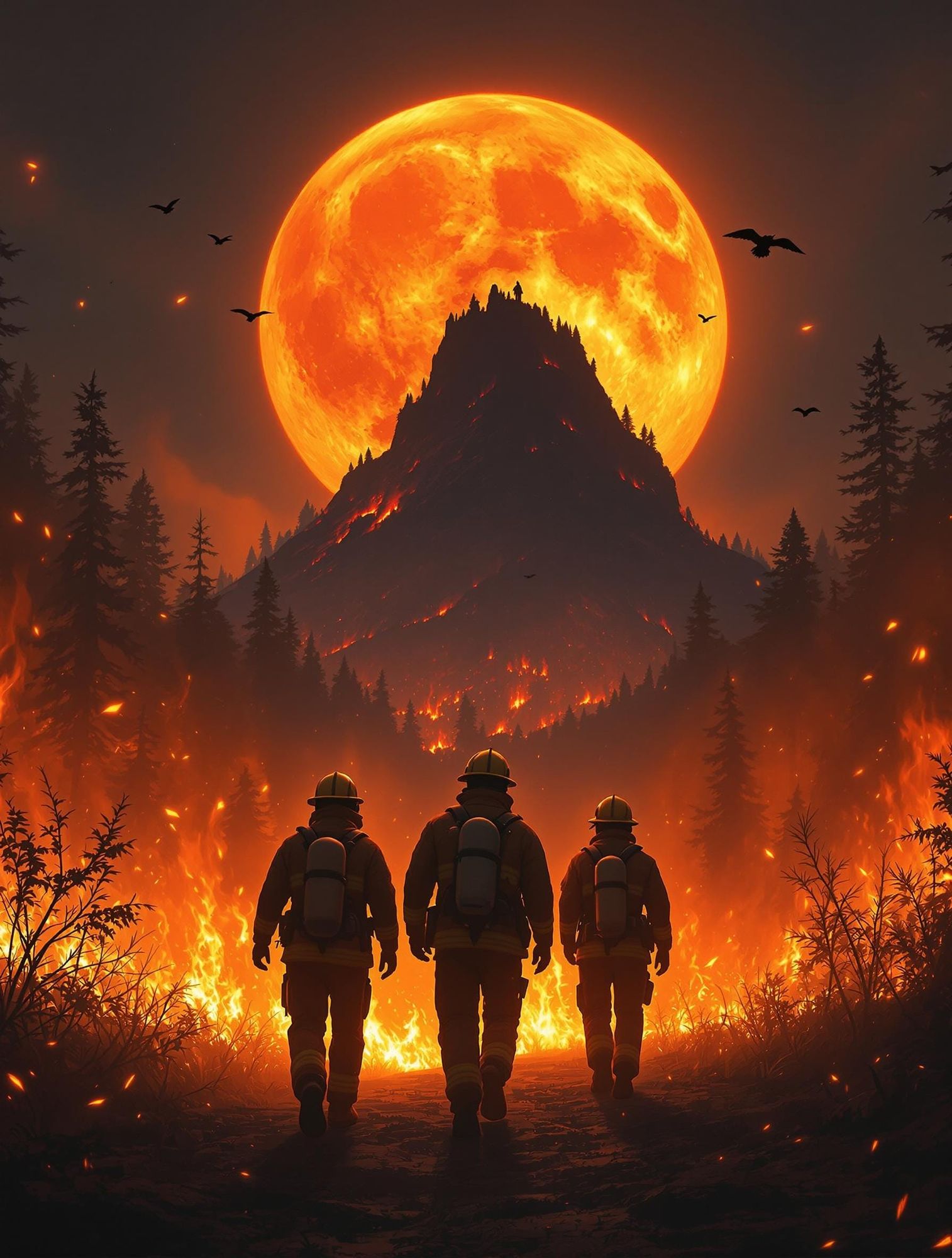 Facing the Witch Mountain Fire
