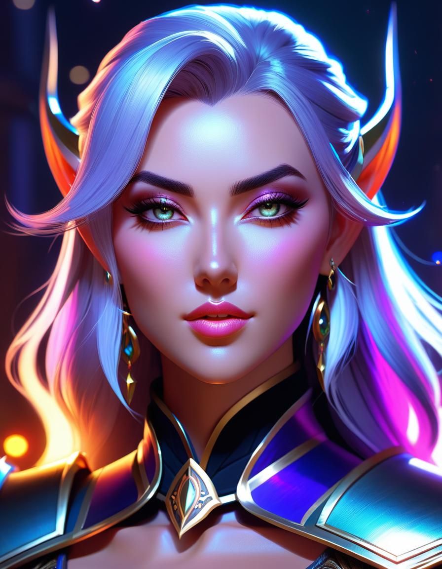 Elf Wizard Portrait - AI Generated Artwork - NightCafe Creator