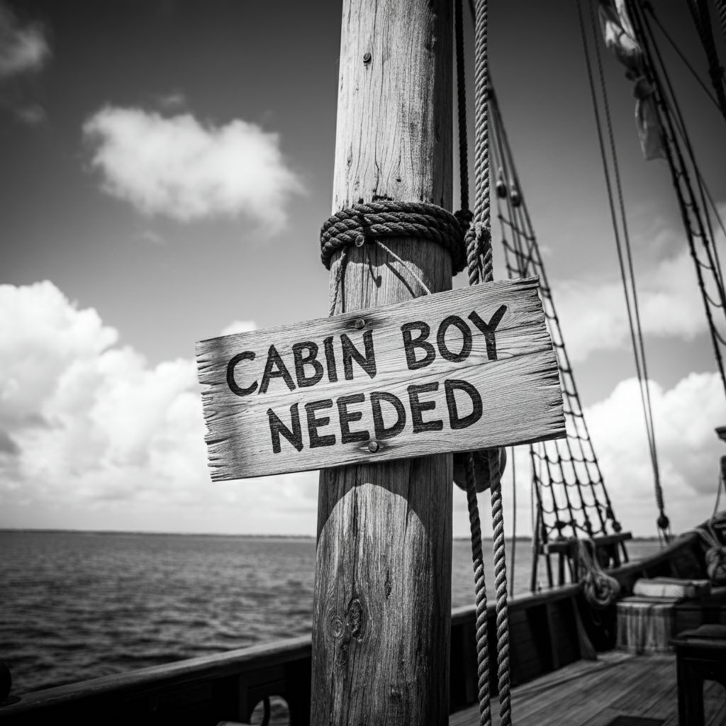 cabin boy needed