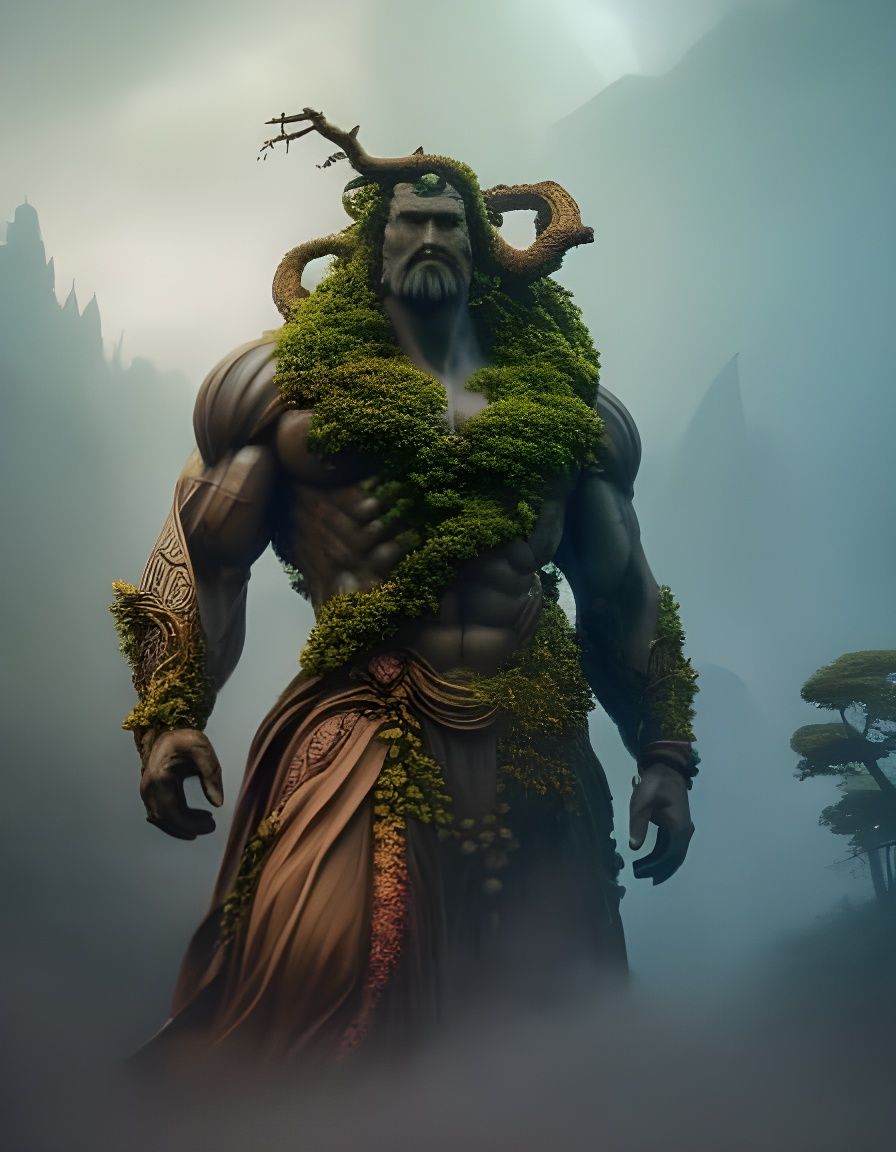 Forgotten overgrown giant  by @David Gotet