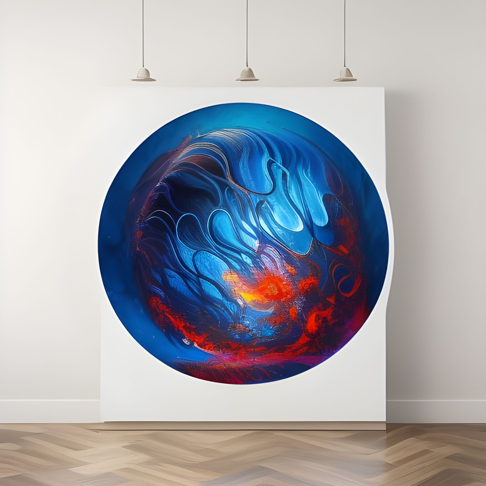 Dancing orbs of fire water and ice Special event Picture 3 r/nightcafe