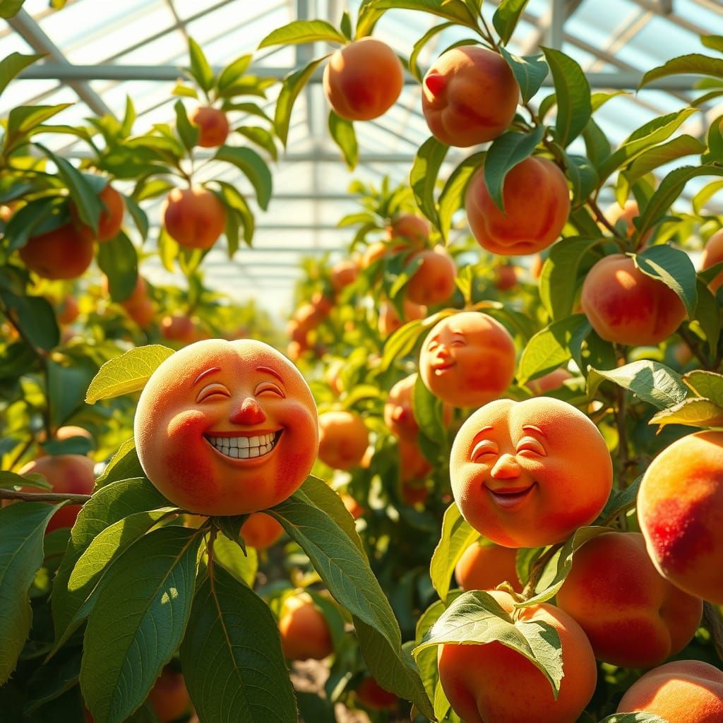 Happy Peaches  by @Petra