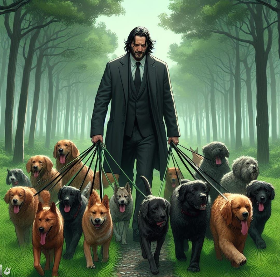 John Wick Dog Walker