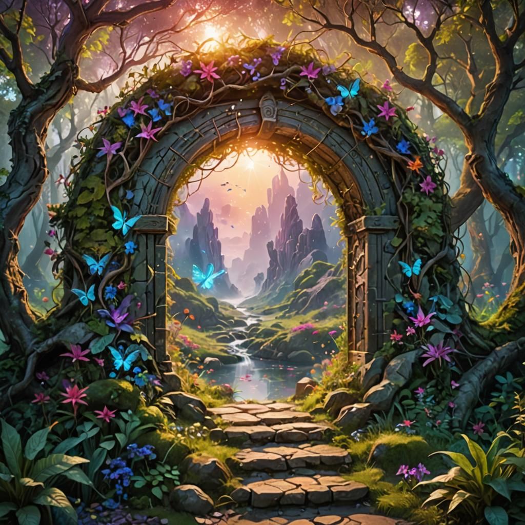 Portal in the Forest  by @Maarten Smeets