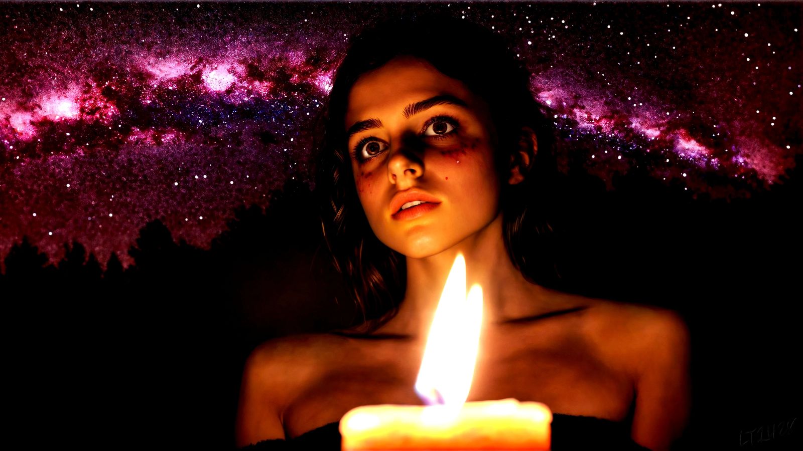 Qwen Jinn - Glitter in the air series.