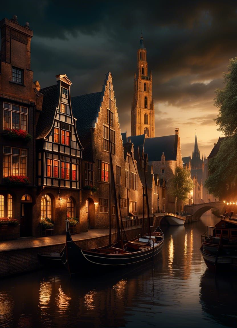 Brugge / Bruges, West-Vlaanderen / Flandre-Occidentale  by @Sittin_On_A_Fence