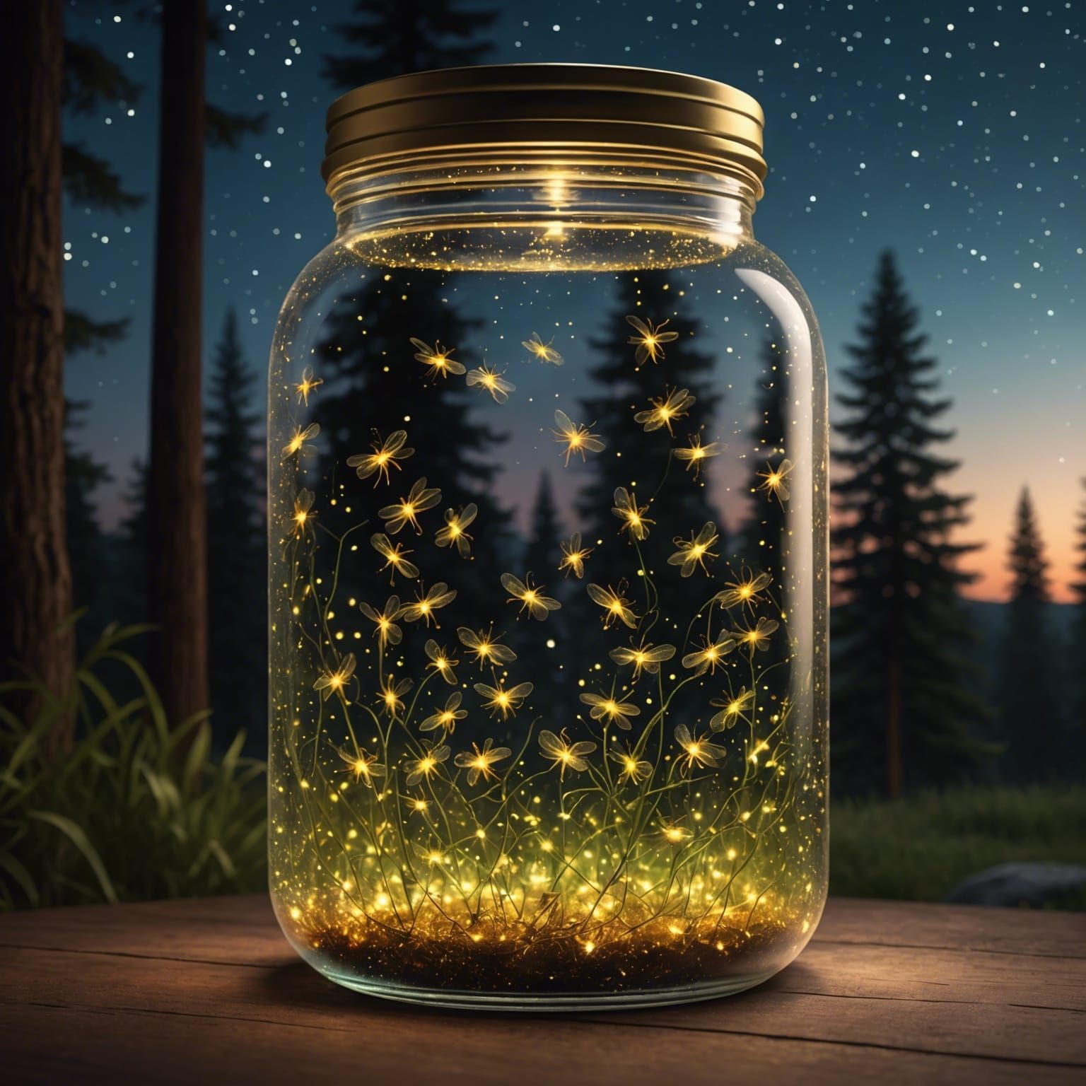 Fireflies!  by @Sharonjoy