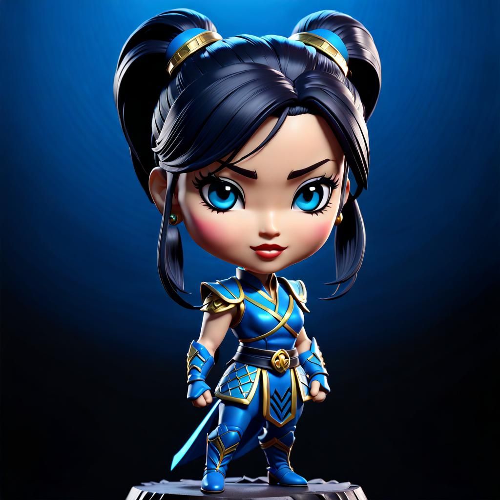 Princess Kitana Bobblehead  by @BlueNinja