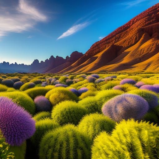 Cactus valley - AI Generated Artwork - NightCafe Creator