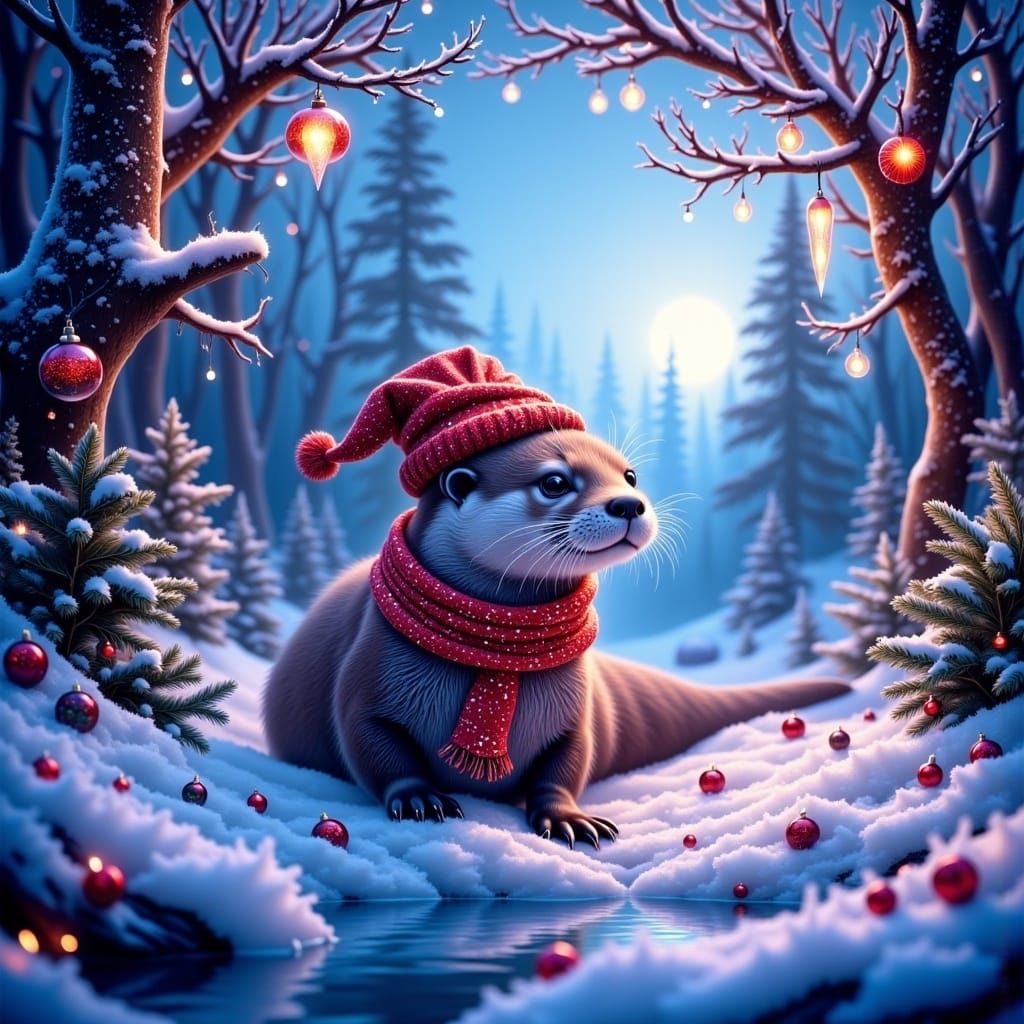 Christmas Otter