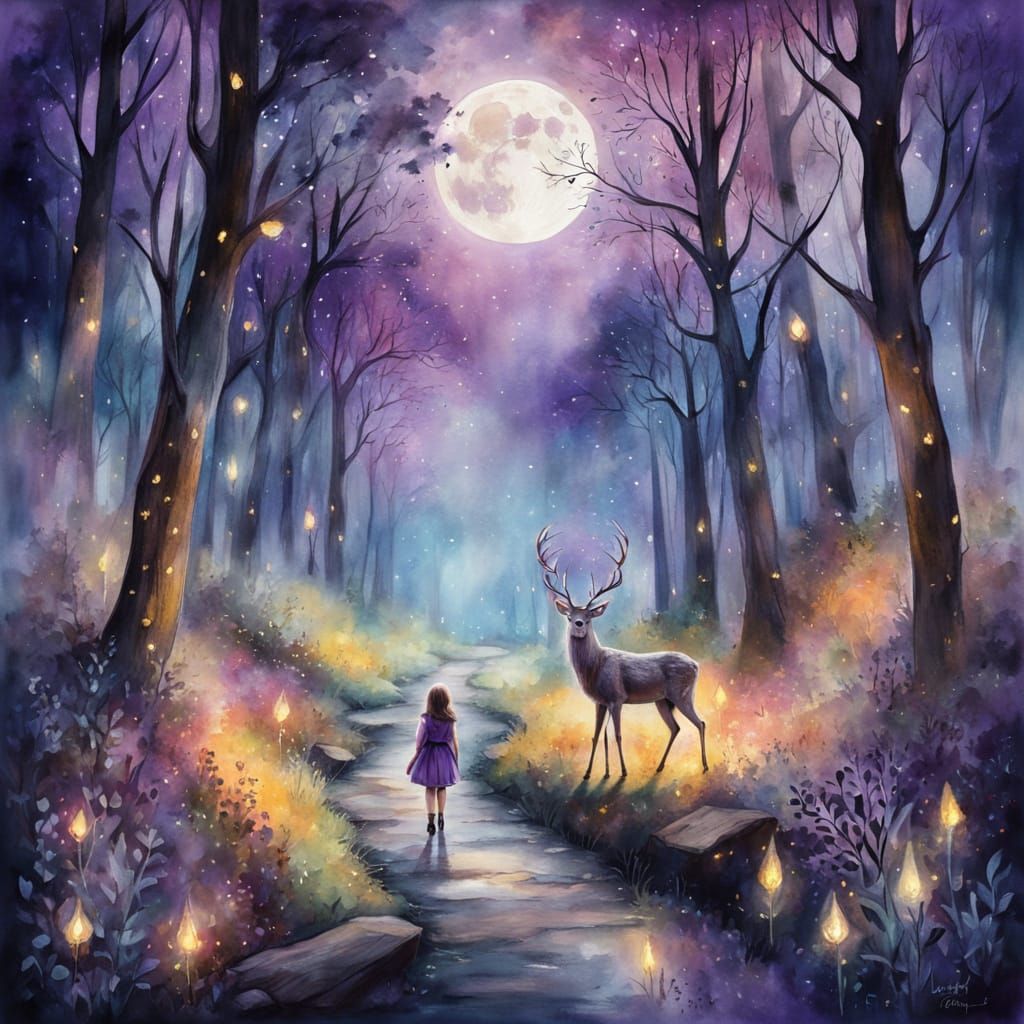 Misty Magical Forest  by @Carianne Cuthbertsson