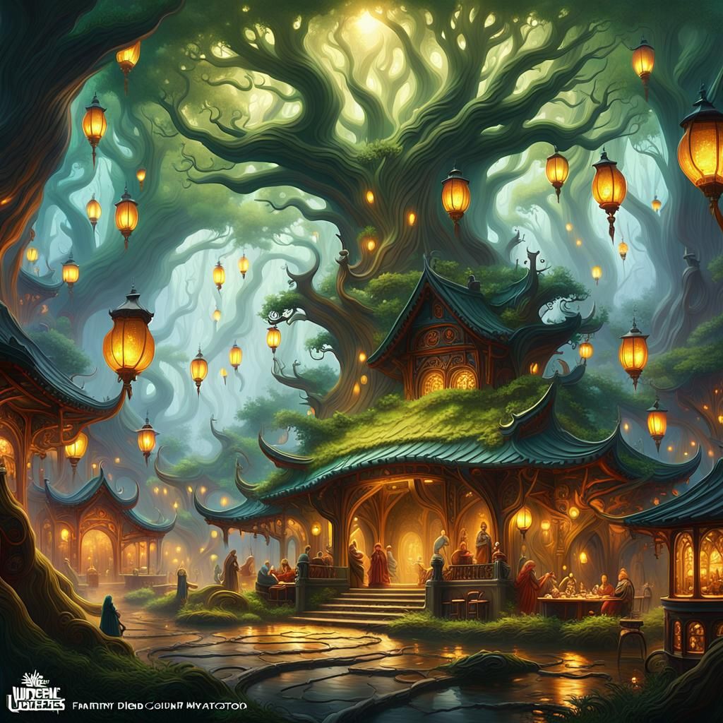 Forest cafe  by @undefined