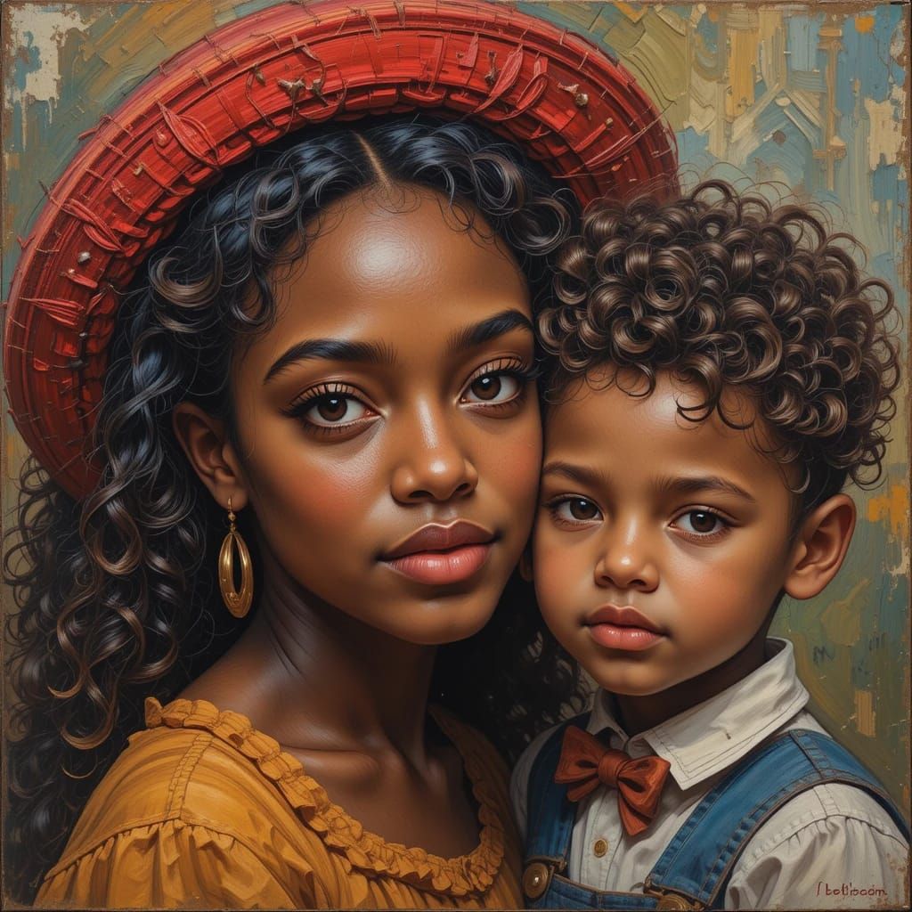 Mother and Son 👍😊🌹