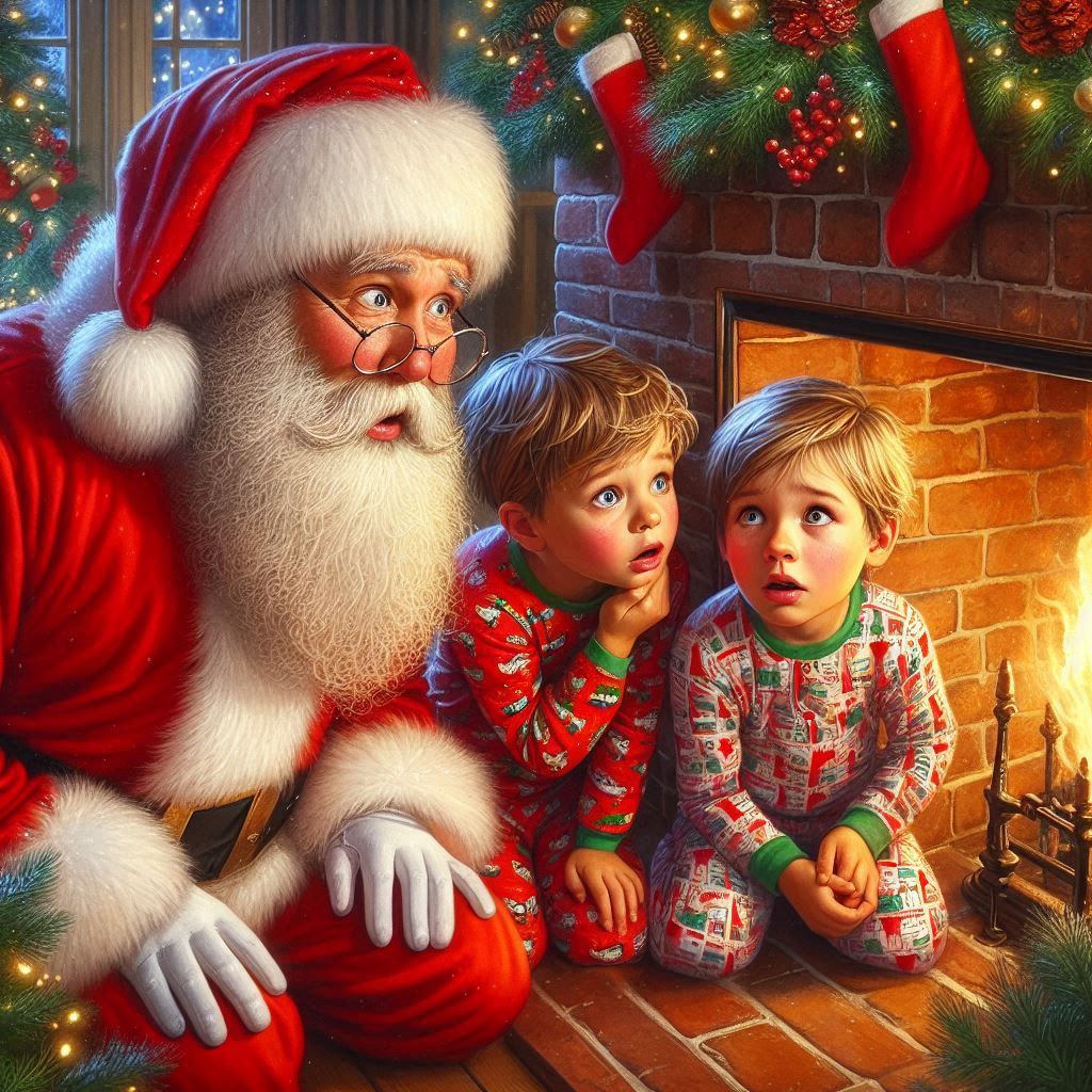 " But how are you going to get through the chimney? ”