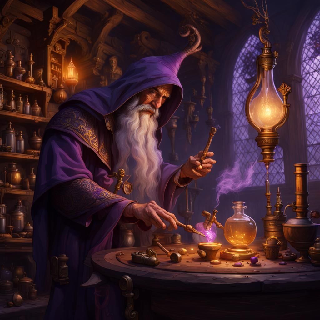 Merlin the Wizard - AI Generated Artwork - NightCafe Creator