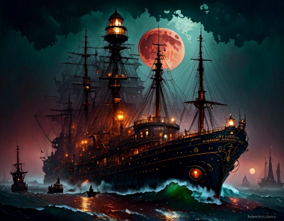 <lora:Red blue nautica:1.3>