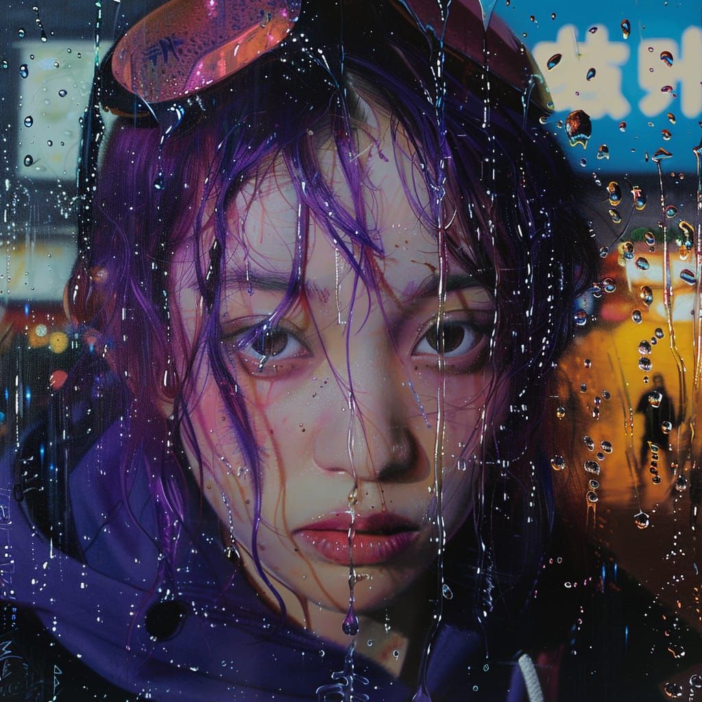 Woman in the Rain