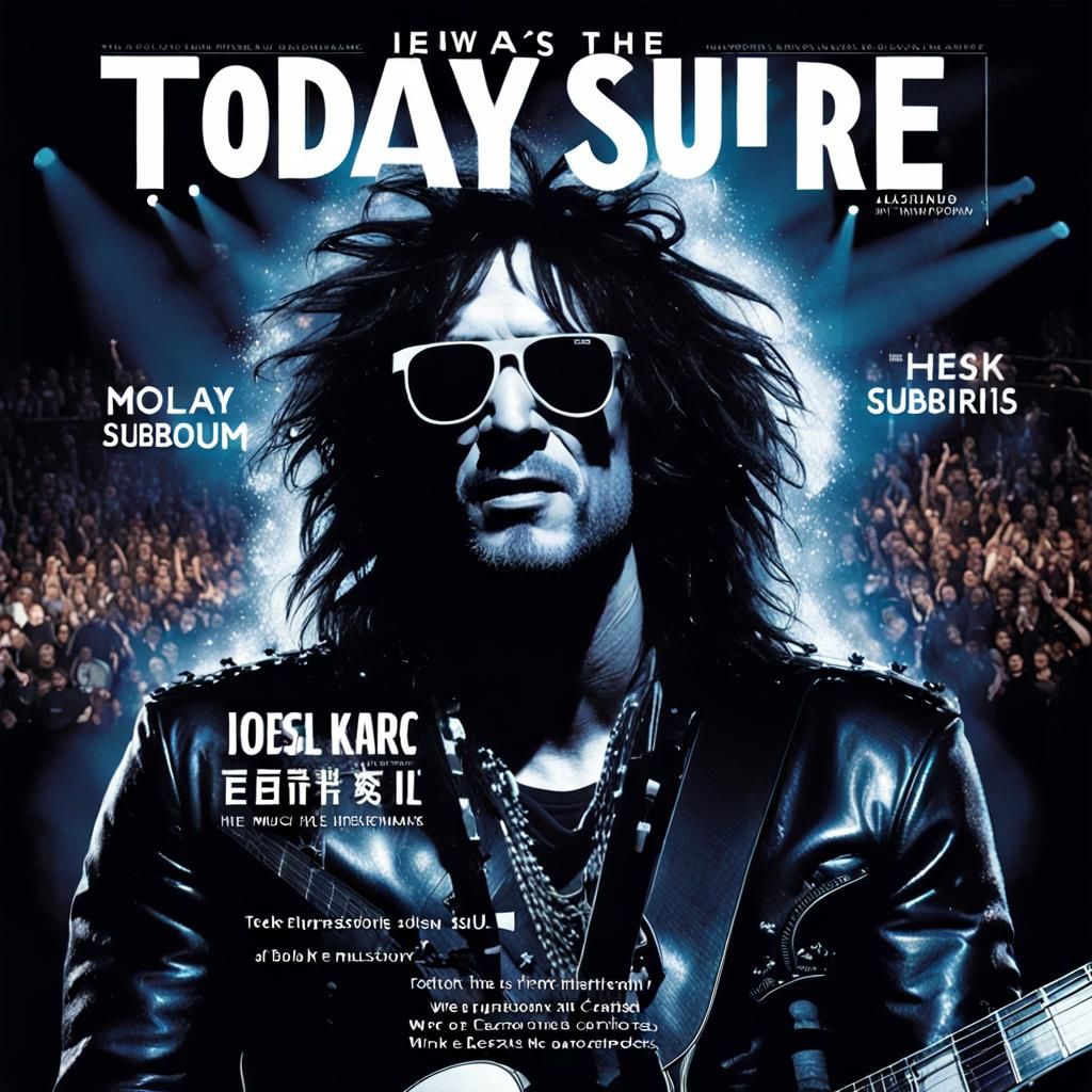 Music magazine cover