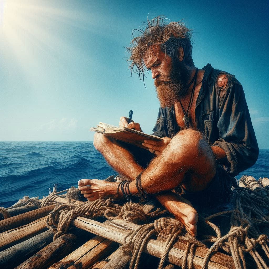 Day 57. Still no sight of ships or land ...