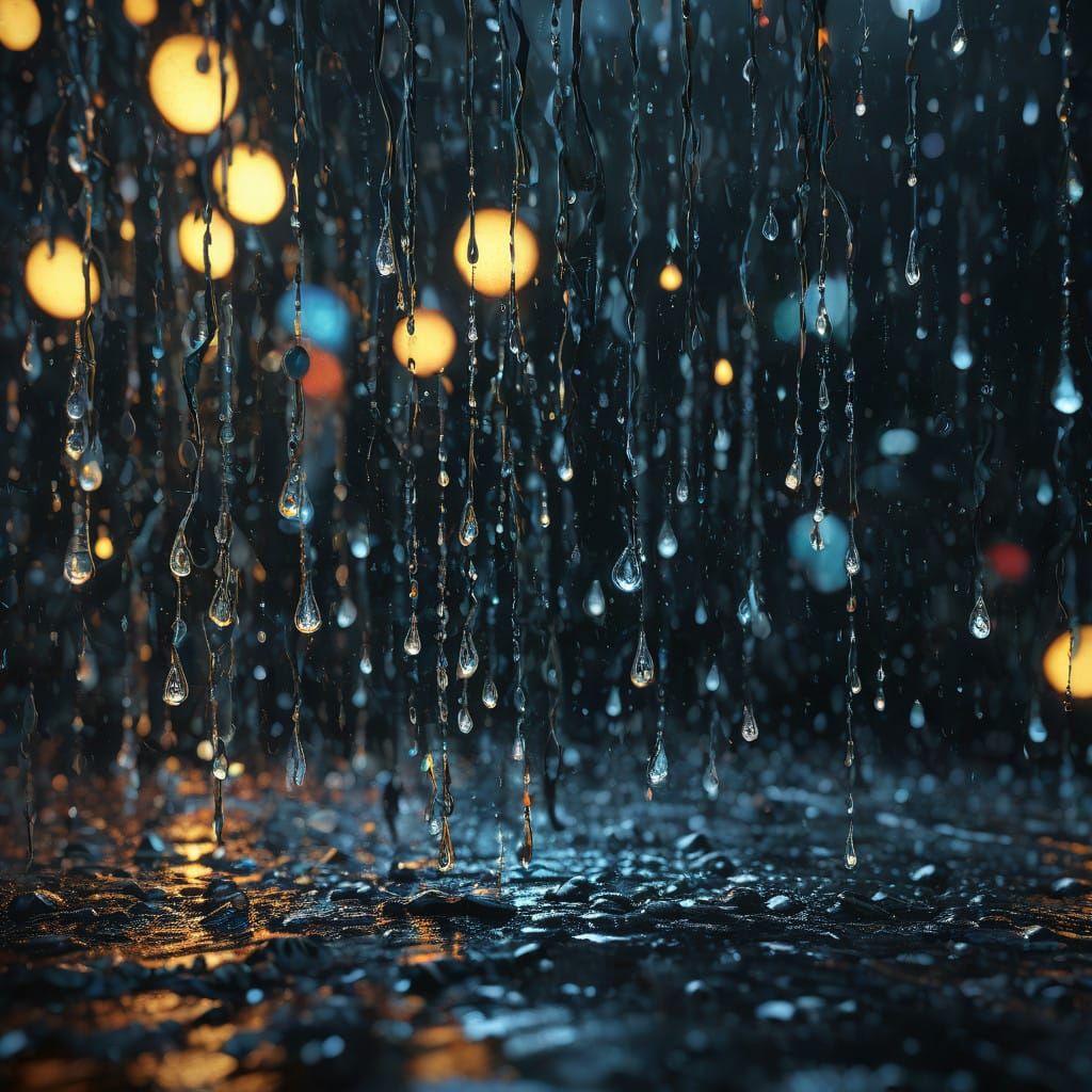 Dance of the raindrops  by @Accidentalrage