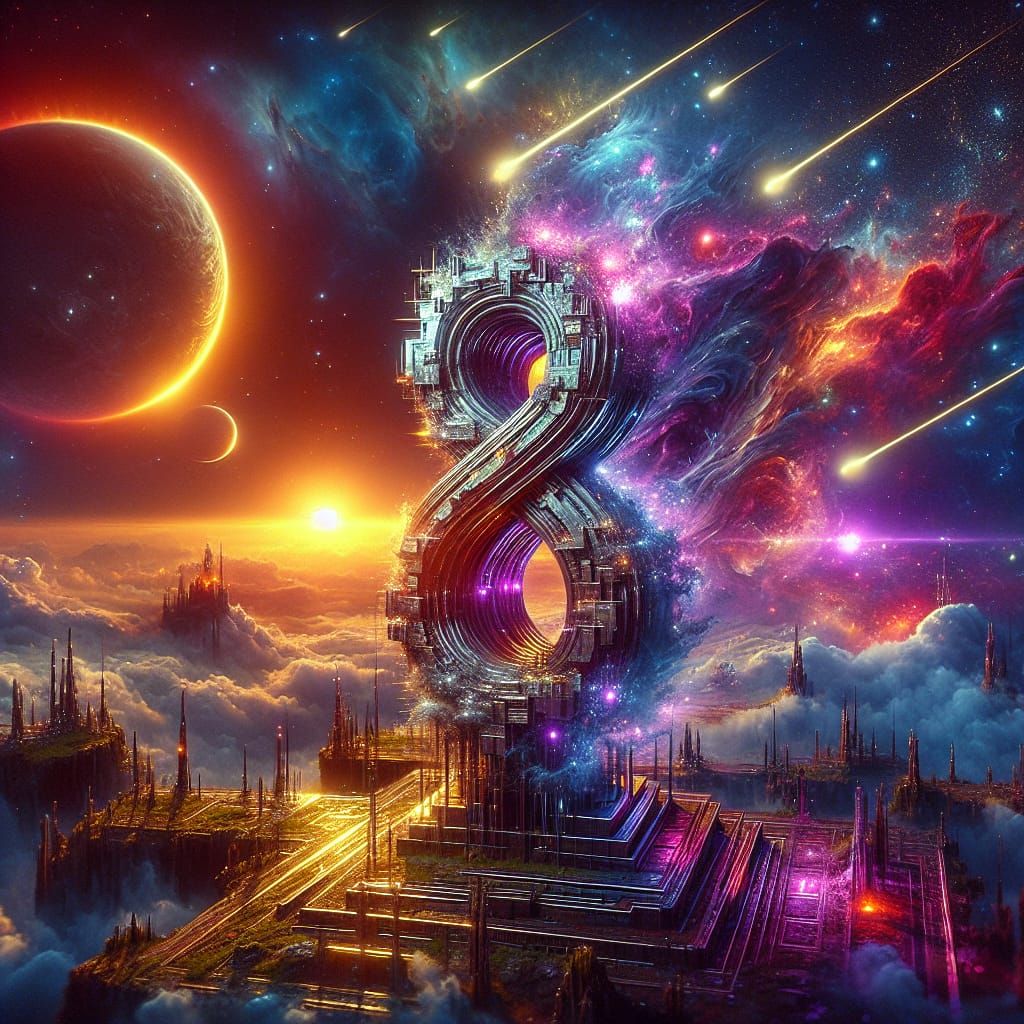 Eight until infinity   by @Ideal